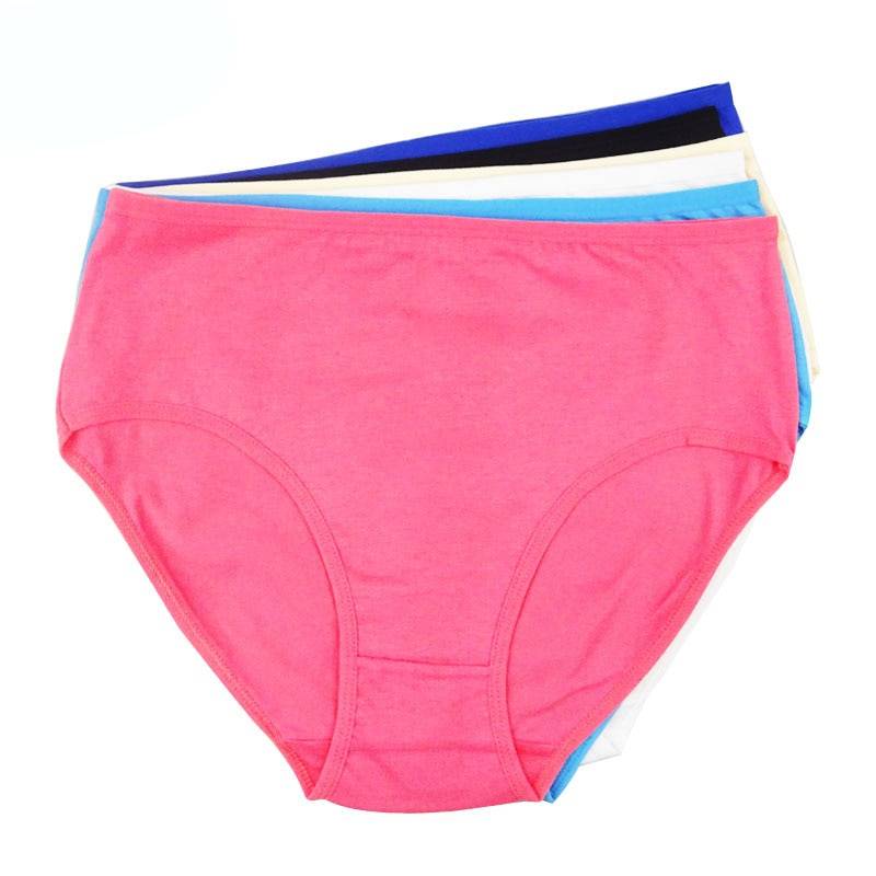 Set of High-Rise Plus Size Women's Panties
