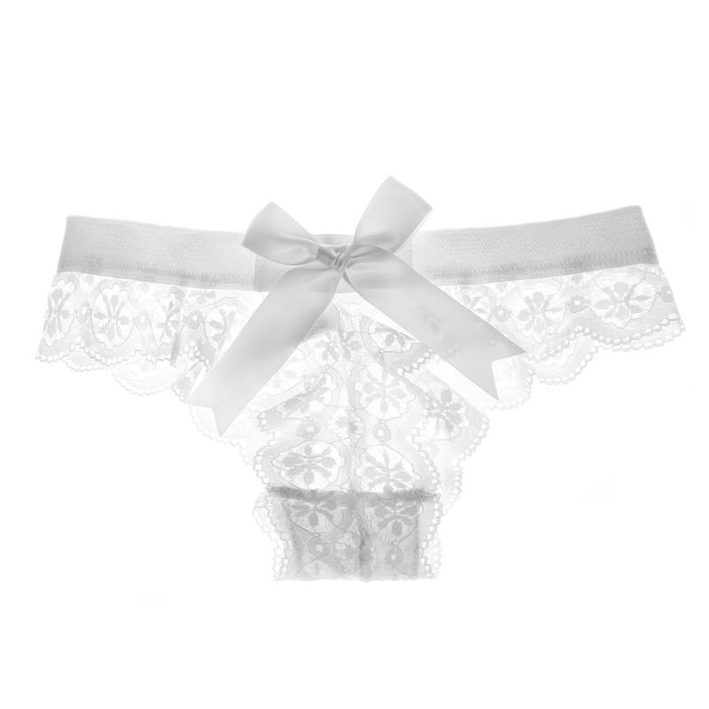 Women’s Solid Laced Thong G-Strings cb5feb1b7314637725a2e7: black|white