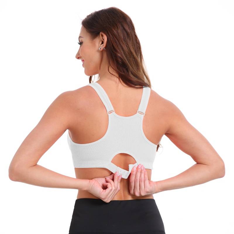 Women’s Sports Bra with Frontal Zipper Bra Sports Bra cb5feb1b7314637725a2e7: black|Blue|Gray|orange|Rose red|white