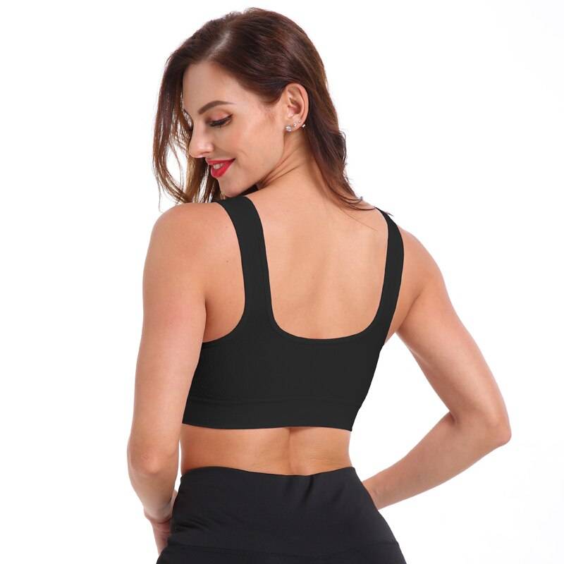 Padded Crop Sports Bra Bra Sports Bra cb5feb1b7314637725a2e7: Apricot|black|Blue|pink|Red