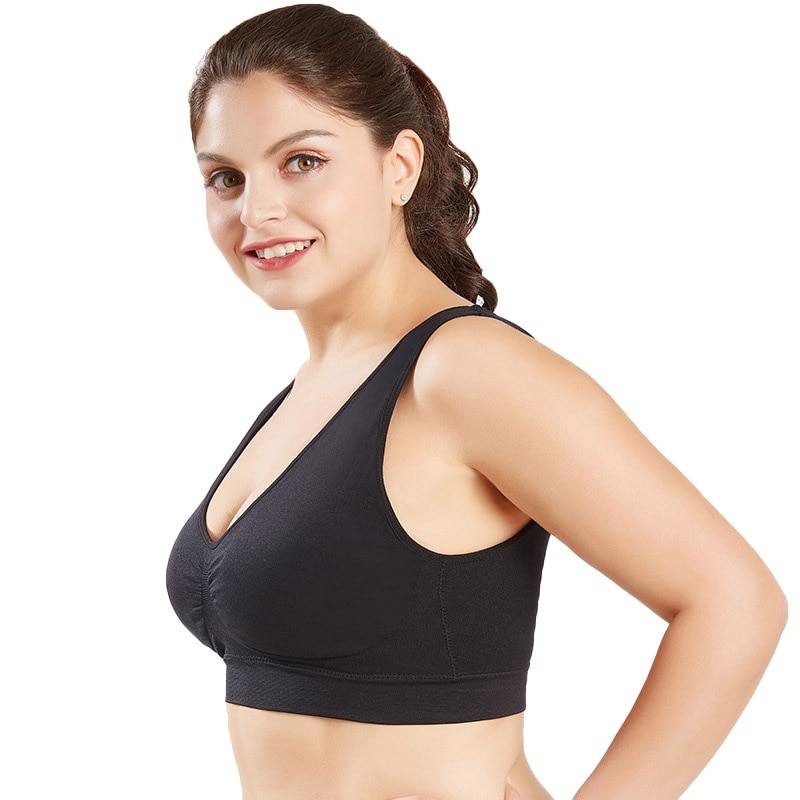 Breathable Plus Size Sports Bra Bra Sports Bra cb5feb1b7314637725a2e7: Beige|black|white