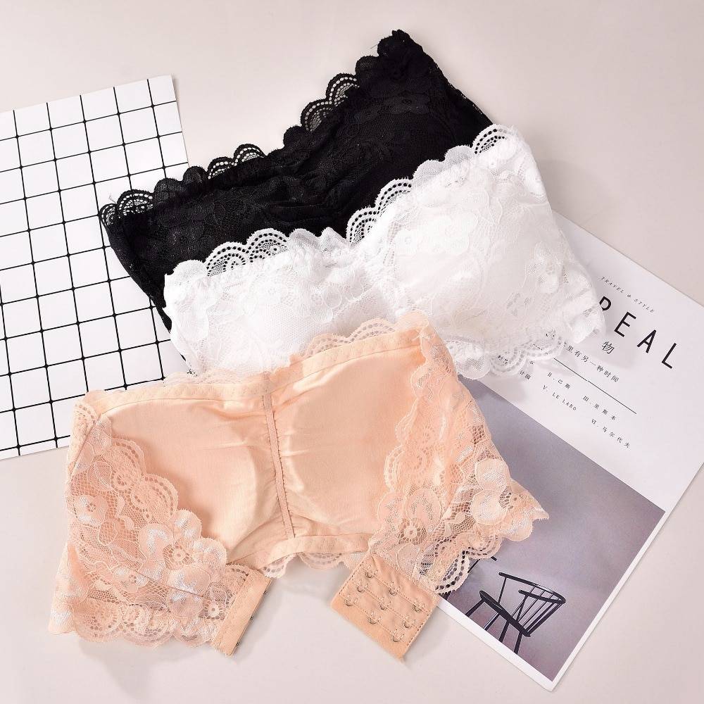 Women’s Lace Strapless Bra Bra Strapless cb5feb1b7314637725a2e7: black|Khaki|white
