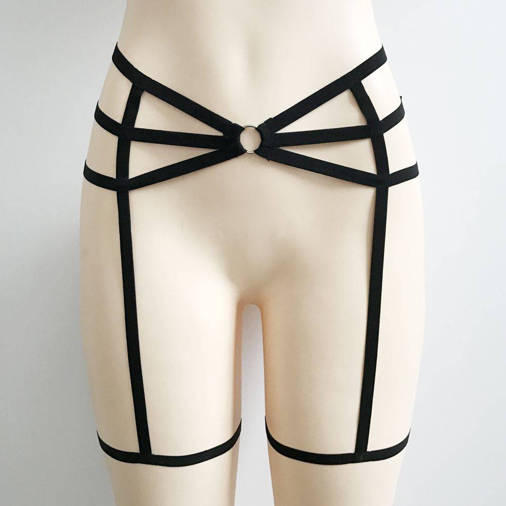 Women’s Cage Strap Garter Belt Lingerie Garter a1fa27779242b4902f7ae3: 1|2