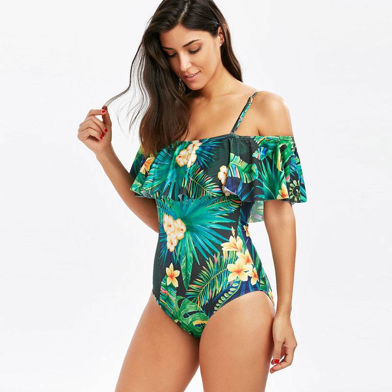 Women’s Plus Size Floral Swimsuit