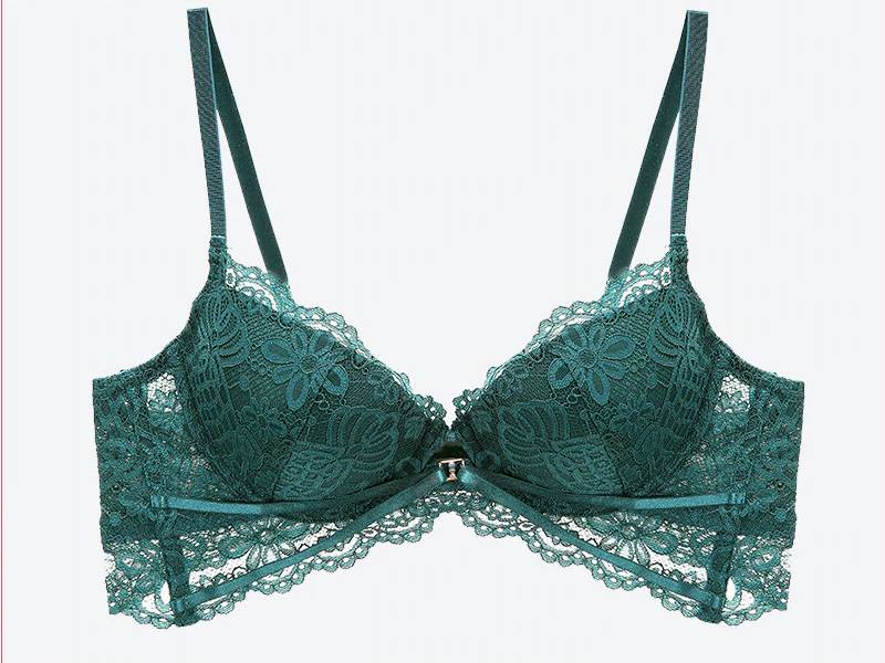 Women’s Sexy Thick Cotton Bridal Lingerie 2 pcs Set