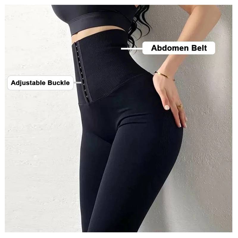 Tummy Control Waist Cincher Corset Leggings